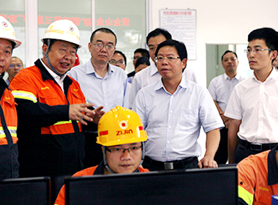 龙岩市代市长林国耀到金年会官方网站入口检查重点建设项目